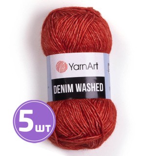 Пряжа YarnArt Denim Washed2 (Деним вошд 2) (915), меланж терракотовый, 5 шт. по 50 г Пряжа YarnArt Denim Washed2 (Деним вошд 2) (915), меланж терракотовый, 5 шт. по 50 г