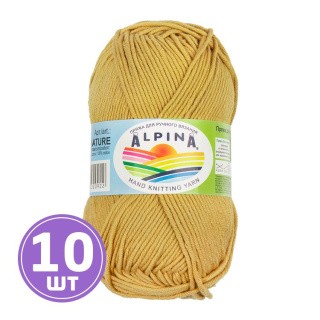 Пряжа Alpina NATURE (005), горчичный, 10 шт. по 50 г Пряжа Alpina NATURE (005), горчичный, 10 шт. по 50 г