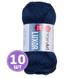 Пряжа YarnArt Luxor (Луксор гиза коттон) (1240), темно-синий, 10 шт. по 50 г Пряжа YarnArt Luxor (Луксор гиза коттон) (1240), темно-синий, 10 шт. по 50 г
