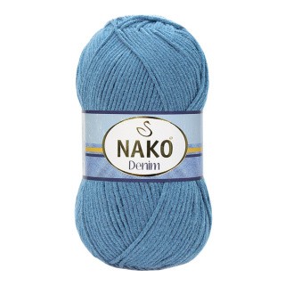 Пряжа NAKO Denim (Нако Деним), (11576), меланж светло-синий, 5 шт. по 100 г Пряжа NAKO Denim (Нако Деним), (11576), меланж светло-синий, 5 шт. по 100 г