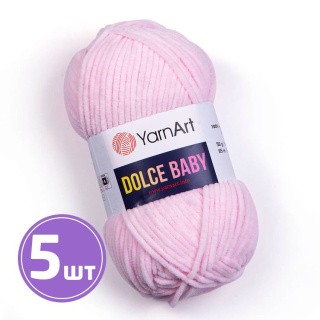 Пряжа YarnArt Dolce Baby (781), бледно-розовый, 5 шт. по 50 г Пряжа YarnArt Dolce Baby (781), бледно-розовый, 5 шт. по 50 г
