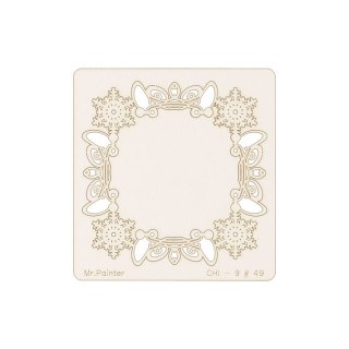 Чипборд «Новогодняя рамочка», 9,5х10 см, Mr.Painter Чипборд «Новогодняя рамочка», 9,5х10 см, Mr.Painter