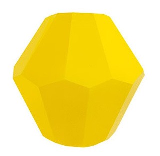 Бусины стеклянные Zlatka 4х4 мм, 34 шт., на нити, стекло, цвет: №39 желтый