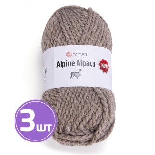 Пряжа YarnArt Alpine Alpaca New (Альпина альпака нью) (1432), бежевый, 3 шт. по 150 г Пряжа YarnArt Alpine Alpaca New (Альпина альпака нью) (1432), бежевый, 3 шт. по 150 г