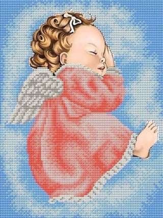 Рисунок на ткани «Мой ангел (девочка)»