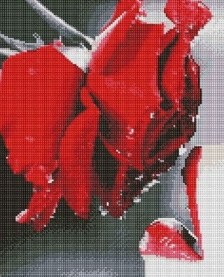 Алмазная вышивка «Бархат розы»
