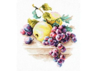 Набор для вышивания «Виноград и яблоки»