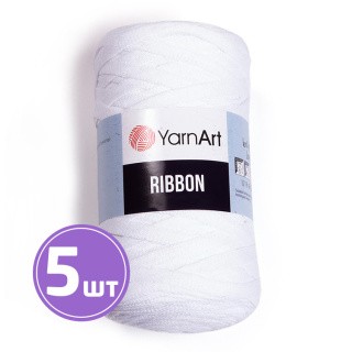 Пряжа YarnArt Ribbon (Риббон) (751), ультрабелый, 5 шт. по 250 г Пряжа YarnArt Ribbon (Риббон) (751), ультрабелый, 5 шт. по 250 г