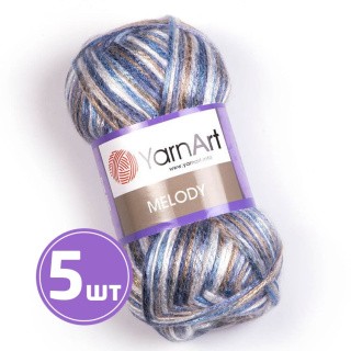 Пряжа YarnArt Melody (904), мультиколор, 5 шт. по 100 г Пряжа YarnArt Melody (904), мультиколор, 5 шт. по 100 г