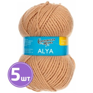 Пряжа Семеновская Alya (28), песочный, 5 шт. по 100 г Пряжа Семеновская Alya (28), песочный, 5 шт. по 100 г