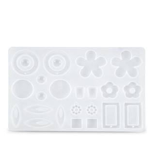 Силиконовый молд Epoxy Master для сережек и кулонов, 20х13 см