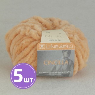 Пряжа LineaPIU CINCILLA (31106), персиковый, 5 шт. по 50 г Пряжа LineaPIU CINCILLA (31106), персиковый, 5 шт. по 50 г