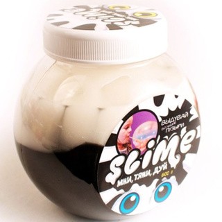 Лизун Slime «Mega Mix», черный белый Лизун Slime «Mega Mix», черный белый