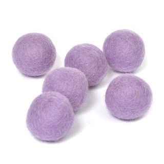 Шарики из войлока 25 мм, цв. 12, 6 шт. Шарики из войлока 25 мм, цв. 12, 6 шт.