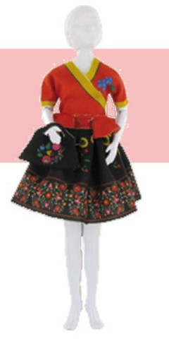 Набор для шитья «Одежда для кукол Steffi Folk №4»