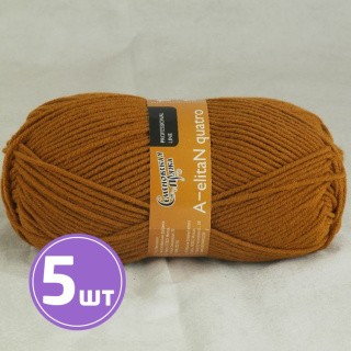 Пряжа Семеновская A-elita N quatro (10940), бронза 5 шт. по 100 г Пряжа Семеновская A-elita N quatro (10940), бронза 5 шт. по 100 г