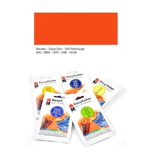 Краситель для ткани Marabu Easy Color, цвет: 023 красный апельсин, 25 г