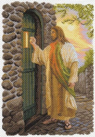 Рисунок на ткани «Иисус»