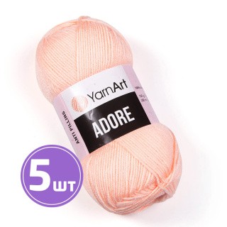 Пряжа YarnArt Adore (333), светло-персиковый, 5 шт. по 100 г Пряжа YarnArt Adore (333), светло-персиковый, 5 шт. по 100 г