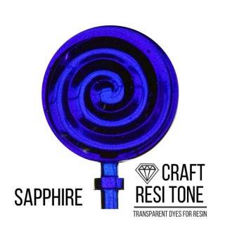 Прозрачный тонер для эпоксидной смолы Sapphire синий 10 мл, ResiTone