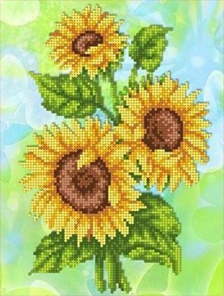 Рисунок на ткани «Подсолнухи» Рисунок на ткани «Подсолнухи»