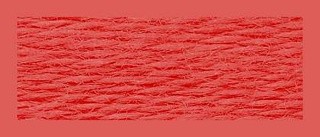 Нитки мулине (шерсть/акрил), 10 шт. по 20 м, цвет: №121 красный, Риолис