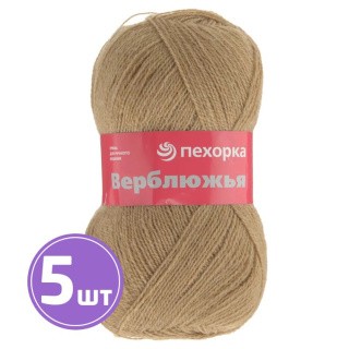 Пряжа Пехорка Верблюжья (412), верблюжий, 5 шт. по 100 г Пряжа Пехорка Верблюжья (412), верблюжий, 5 шт. по 100 г
