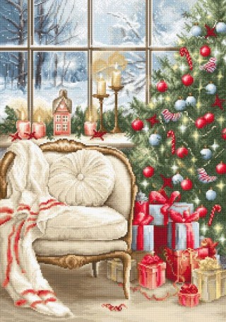 Набор для вышивания «Рождественский интерьер»