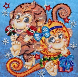 Набор для вышивания «Веселые обезьянки»