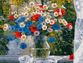 Картина по номерам «Российский букет» Картина по номерам «Российский букет»