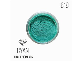 Пигмент минеральный сине-зеленый (Cyan) 25 мл, CraftPigments