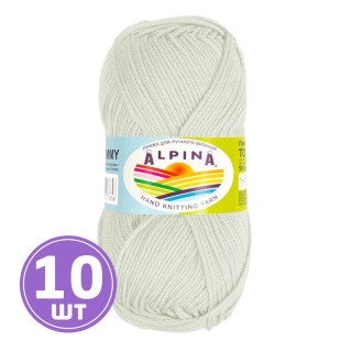 Пряжа Alpina TOMMY (003), молочный, 10 шт. по 50 г