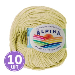 Пряжа Alpina RENE (006), светло-желтый, 10 шт. по 50 г