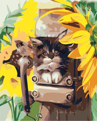 Картина по номерам «Котёнок»