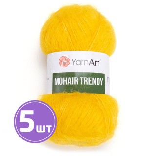 Пряжа YarnArt Mohair trendy (Мохер тренди) (136), канарейка, 5 шт. по 100 г Пряжа YarnArt Mohair trendy (Мохер тренди) (136), канарейка, 5 шт. по 100 г