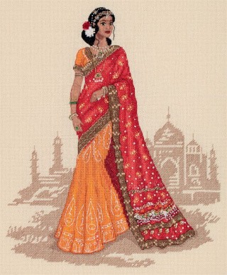 Набор для вышивания «Женщины мира. Индия»