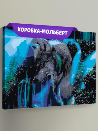 Картина по номерам «Одинокий волк» Картина по номерам «Одинокий волк»