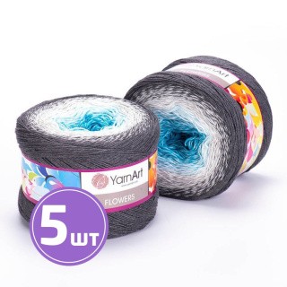 Пряжа YarnArt Flowers (251), мультиколор, 5 шт. по 250 г Пряжа YarnArt Flowers (251), мультиколор, 5 шт. по 250 г