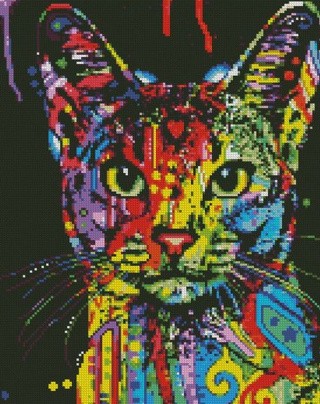 Алмазная вышивка «Яркий котик» Алмазная вышивка «Яркий котик»