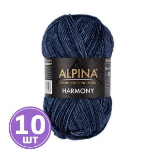 Пряжа Alpina HARMONY (06), синий, 10 шт. по 50 г
