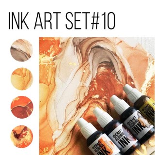 Набор алкогольных чернил, Set#10, Craft Alcohol INK