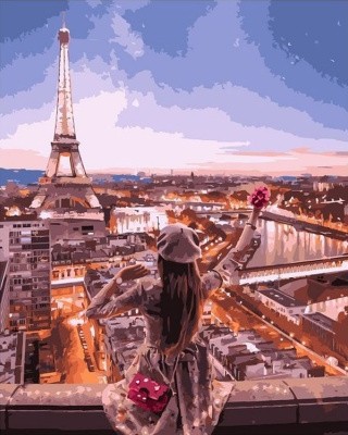 Картина по номерам «Виды Парижа» Картина по номерам «Виды Парижа»