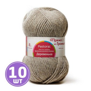 Пряжа из Троицка Деревенька (530), светло-натуральный, 10 шт. по 100 г Пряжа из Троицка Деревенька (530), светло-натуральный, 10 шт. по 100 г