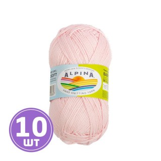 Пряжа Alpina BABY SUPER SOFT (05), бледно-розовый, 10 шт. по 50 г