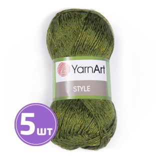 Пряжа YarnArt Style (Стайл) (679), олива, 5 шт. по 50 г Пряжа YarnArt Style (Стайл) (679), олива, 5 шт. по 50 г