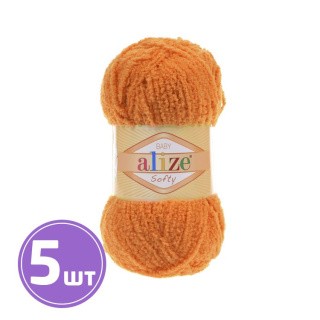 Пряжа ALIZE Softy (06), оранжевый, 5 шт. по 50 г