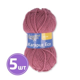 Пряжа Семеновская Karapuz Eco (51), брусничный 5 шт. по 50 г Пряжа Семеновская Karapuz Eco (51), брусничный 5 шт. по 50 г