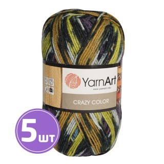 Пряжа YarnArt Crazy Color (170), мультиколор, 5 шт. по 100 г