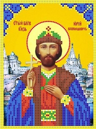 Рисунок на ткани «Святой Юрий»