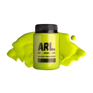 Краска акриловая ARL BON COLOR Горький лайм 100 мл, Art Resin LAB